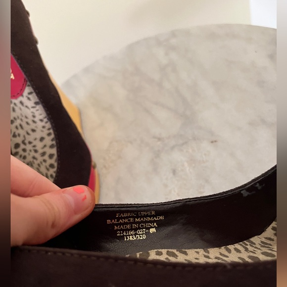 Colin Stuart Wood Heel Wedges Size 6.5 - Picture 10 of 10